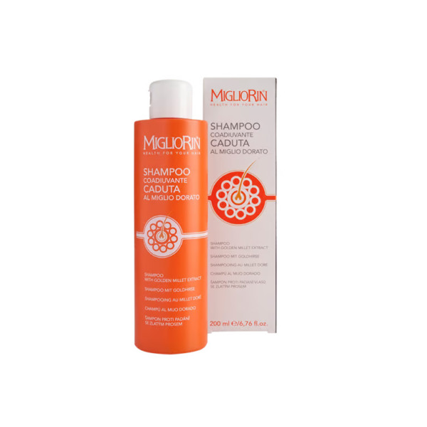 Hair loss prevention shampoo with Golden Millet, herbs, minerals and Panthenol